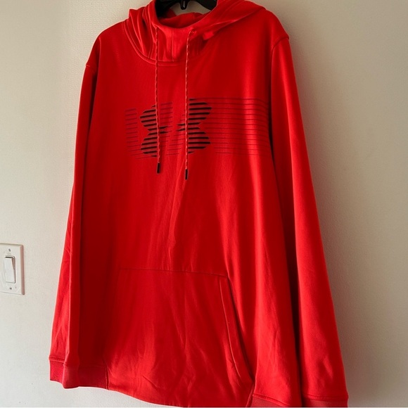 Under Armour Men's Bold orange Hoodie - Picture 2 of 12